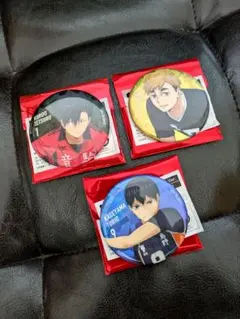 ハイキュー !!　トレーディング 缶バッジ ホログラム 3個セット