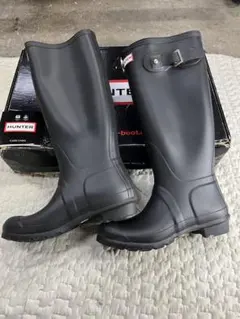 448 HUNTER レインブーツ ブラック