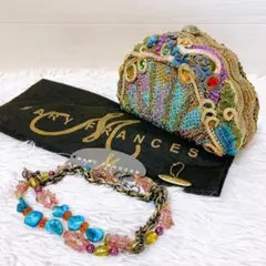 MARYFRANCES メリーフランシス ビーズ　ショルダーバッグ パーティー Amazon.com: MARY FRANCES: Handbags