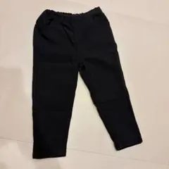 【美品】petitmain のびのびストレッチパンツ 黒 ブラック ズボン