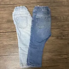 H&M デニム 80 2枚セット