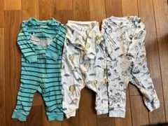 ロンパース・カバーオール 3点セット 9ヶ月　70