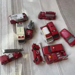 まとめ売り トミカ 赤い消防車ミニカーセット