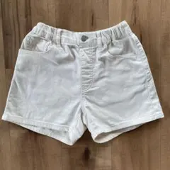 ホワイト ハーフパンツ 130cm