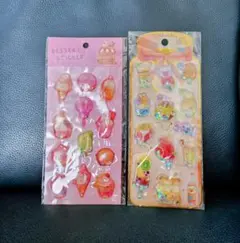 可愛い スイーツ ウォーターシール 2枚セット