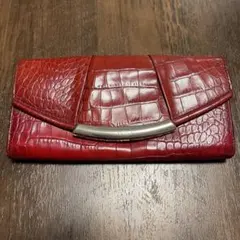 FURLA フルラ　レッドレザー 二つ折り財布