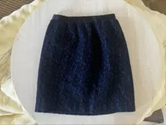 GREEN LABEL RELAXING ダークブルー スカート フリーサイズ