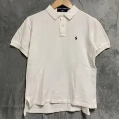【L1093】 Ralph Lauren 半袖ポロシャツ サイズM ホワイトのサムネイル