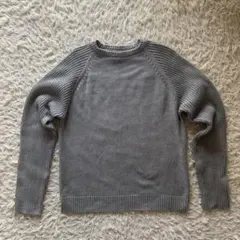 90s　Timberland　ニット　クルーネック　L　グレー