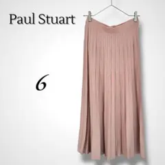 Paul Stuart ポールスチュアート プリーツ スカート 6サイズ　ピンク