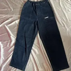 XLARGE ダークブルー ストレートパンツ 140cm