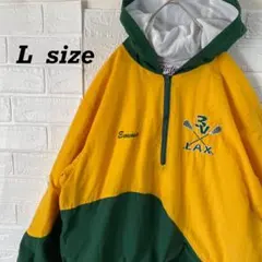 アメカジ　ハーフジップアノラックナイロンジャケット ブラジリアンカラー