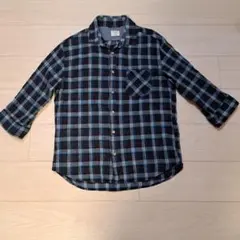 BACK NUMBER チェック柄メンズシャツ