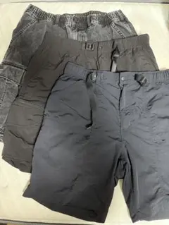 GU・UNIQLO メンズ カーゴショーツ ハーフパンツ L・M 3本セットのサムネイル