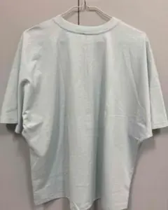 水色 コットン 半袖 Tシャツ