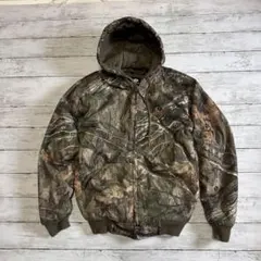K*し様 MOSSY OAK リアルツリー カモ柄 中綿ジャケット S ゆるダボ
