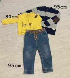 キッズ服(POLO,GAP) 3点　まとめ売り　80cm 95cm