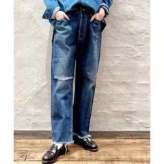 chimala AGED WIDE TAPERED セルビッチ デニム 30のサムネイル
