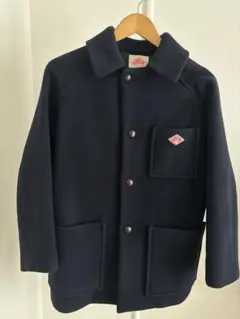 DANTON ウールコート ネイビー 36