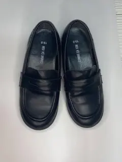 コムサイズム　ローファー　19センチ　ブラック