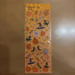 新品レア！たけいみき ハロウィン　ふち箔シール ☆廃盤　平成当時物