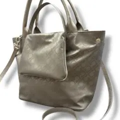 極美品 GHERARDINI 354 2WAY ハンドバッグ ミニバッグ付き