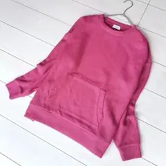 エイチシーエーイー HCAE ニット ドラえもんポケット ピンク 洗える