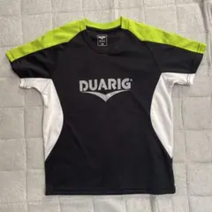 DUARIG サッカーシャツ ブラック×ライム 140のサムネイル
