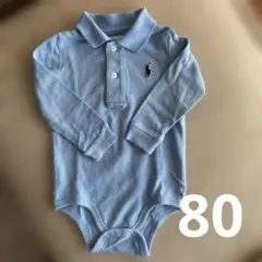 ラルフローレン　長袖ロンパース　12M 80サイズ