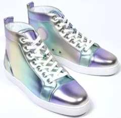 未使用 クリスチャンルブタン オーロラ レザースニーカー 42.5 メンズ