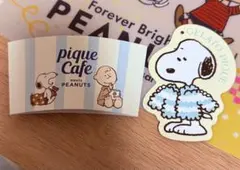 スヌーピー ジェラートピケカフェ タグ スリーブ