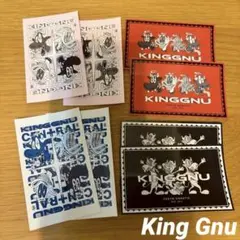 King Gnuオールフリー ステッカー 全4種× 2枚 　セブンイレブン