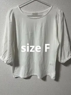 アースミュージック&エコロジー レディース 袖シフォン七分袖トップス　F