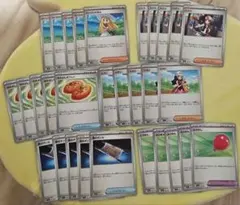 ポケモンカード　トレーナーズ　リーリエ、ヒカリ、トウコ　ふうせん他