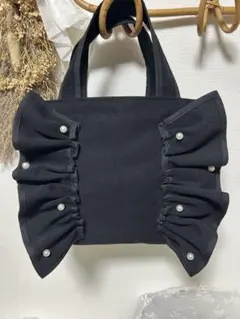 帆布トートバック　ハンドメイドトートバッグ