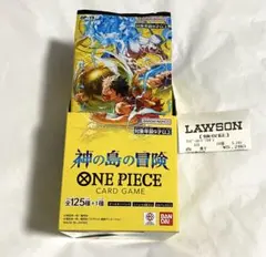 大手家電量販店購入】ワンピースカード 神の島の冒険 1BOX テープ