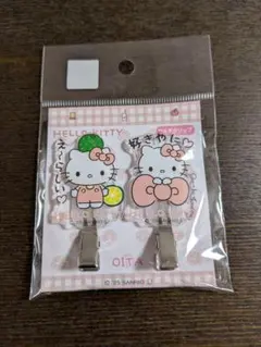 【新品未使用】ハローキティ ヘアクリップ 大分県　前髪クリップ