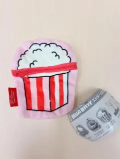 ハローキティ ポップコーン ダイカットポーチ