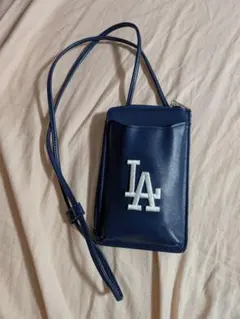 MLB LA Dodgers ショルダーバッグ ネイビーのサムネイル