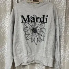 Mardi Mercredi スウェット トレーナー グレー