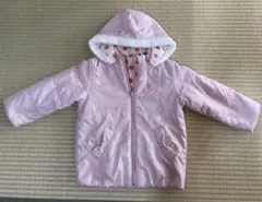 キッズ用フード付きピンクジャケット