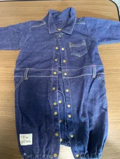 デニム風ロンパース 50-70cm