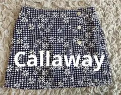 callaway キュロットスカート　インナーショートパンツ　花柄　ゴルフ