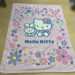 Hello Kitty ハローキティ タオルケット ハイビスカス柄 2001年 - メルカリ