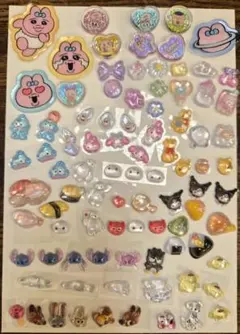 ボンボンドロップシールおすそわけ♡９０枚♡サンリオ・ディズニー・ちいかわ♡等