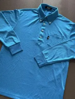 美品　メンズ　ゴルフウェアMサイズ 青