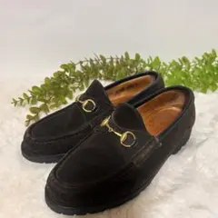 GUCCI ✨ローファー スエード 36 1/2 （23〜23.5）茶系 訳あり