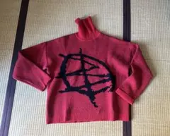 ★激レア★ gosha rubchinskiy ニット　ウールセーター　総柄　赤 2026年最新】gosha rubchinskiy メンズ ニット・セーターの人気