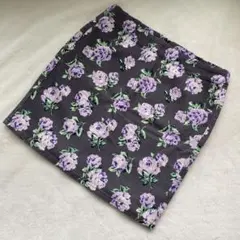 バラ柄 スカート