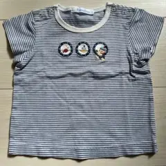 familiar ストライプ 半袖Tシャツ